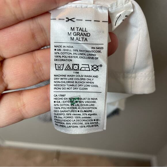 OLD NAVY Seersucker Striped Summer Dress Size M Tall - Picture 6 of 10